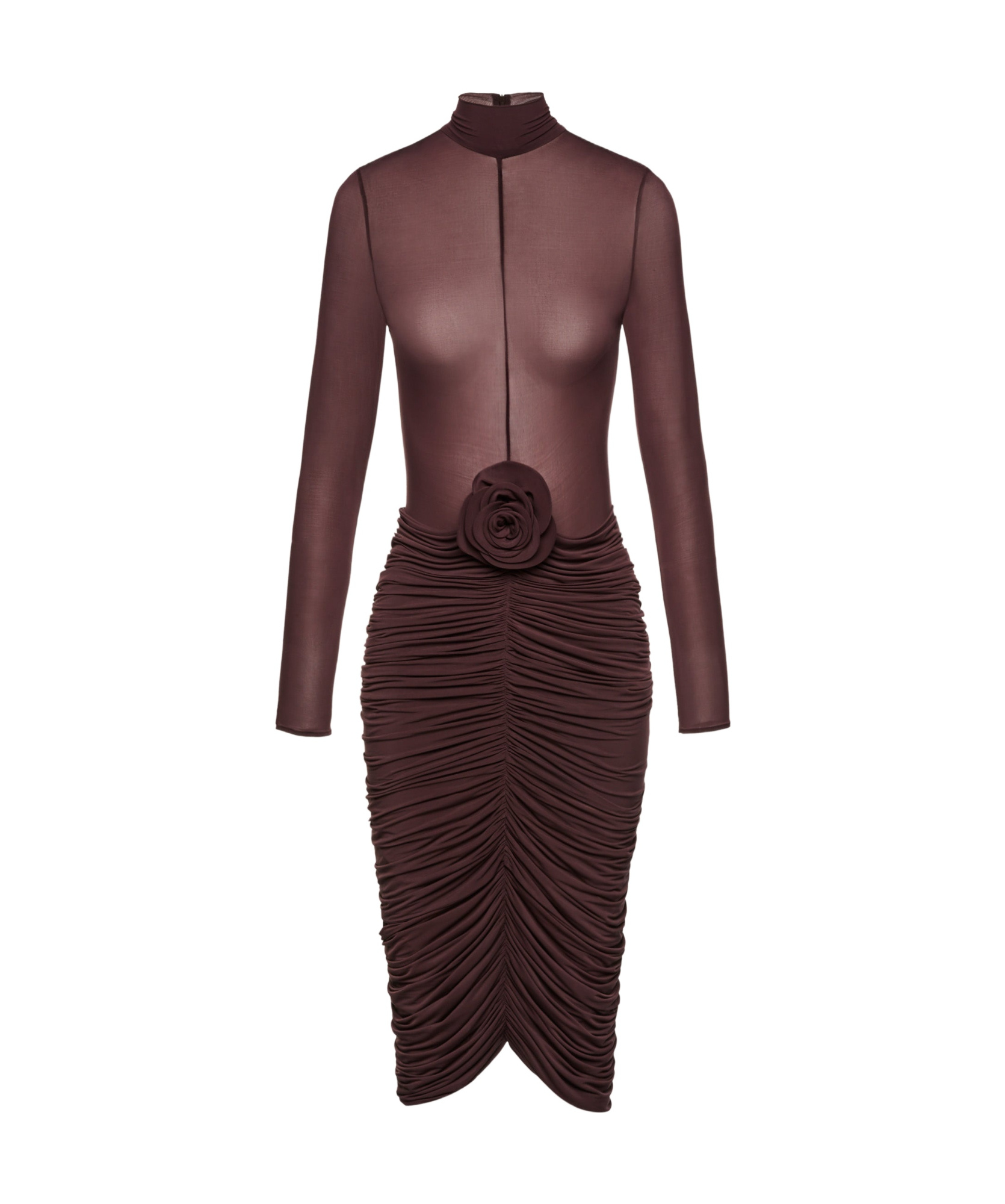 Magda Butrym Long-sleeved Dress In Red