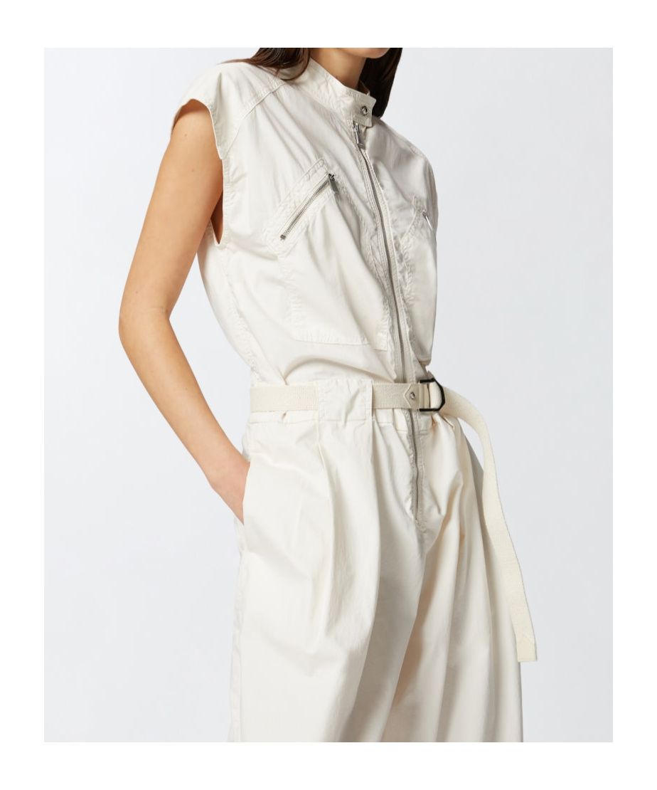 Pinko Logo-print Jumpsuit In White