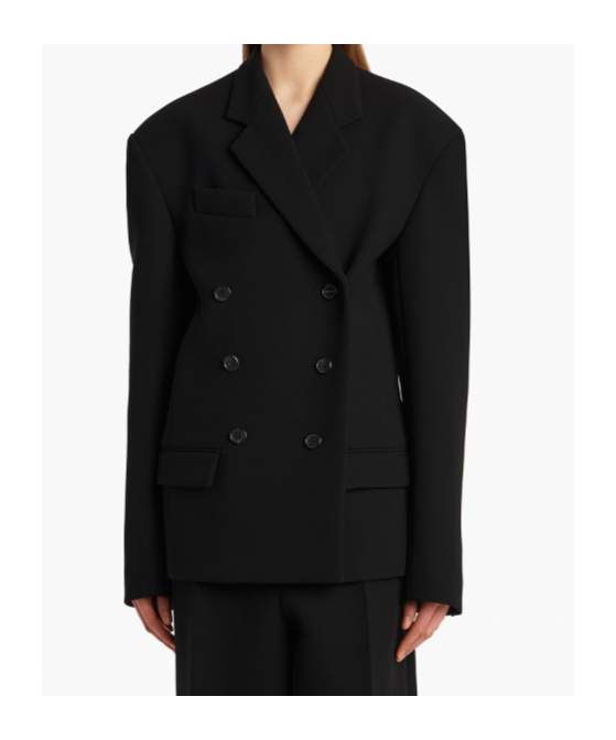 Khaite "arnoll" Coat In Blue