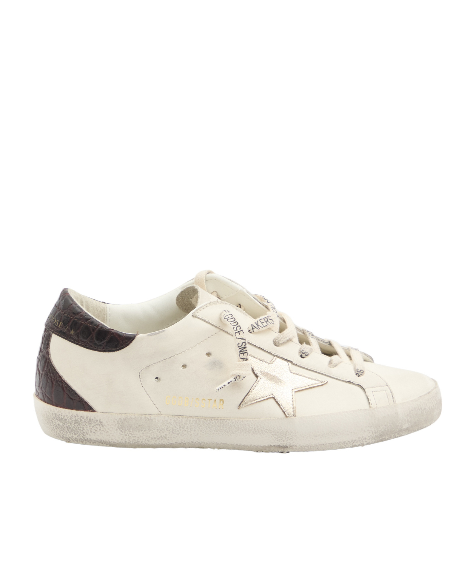 Golden Goose Classic Low-top Sneakers With Vintage Finish In Neutral