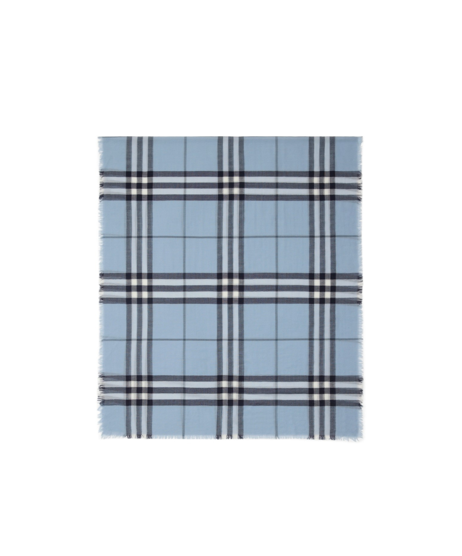 Burberry Checked Wool Scarf
