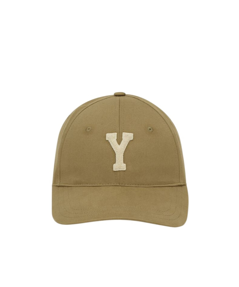 Saint Laurent Baseball Cap With Brim Brim In Brown