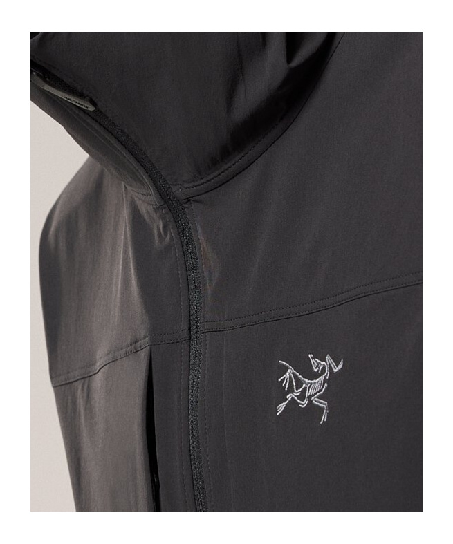 Arc'teryx Gamma Lightweight Hooded Jacket In Black