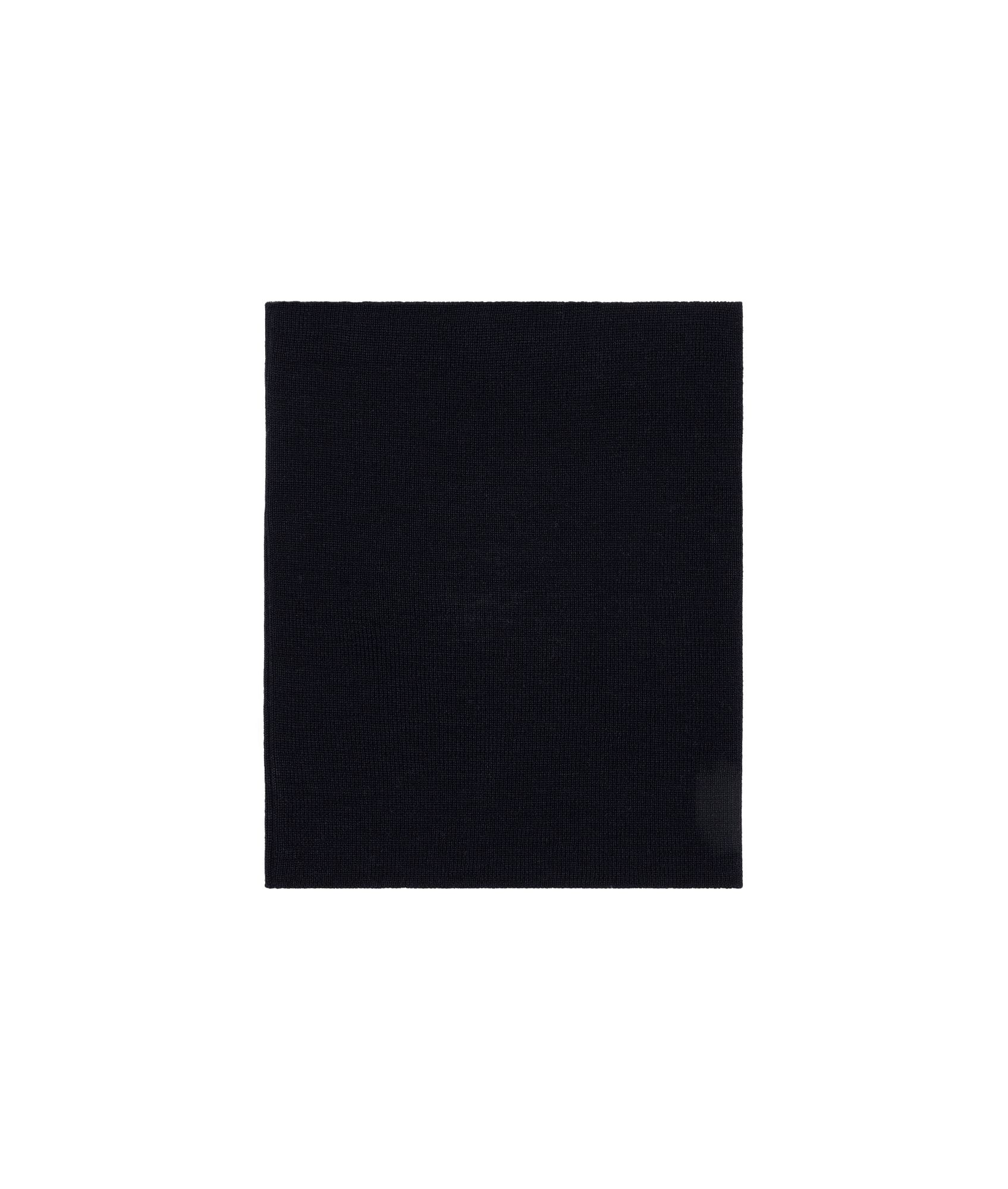 Maison Margiela Four-stitch Wool Neck Warmer In Black