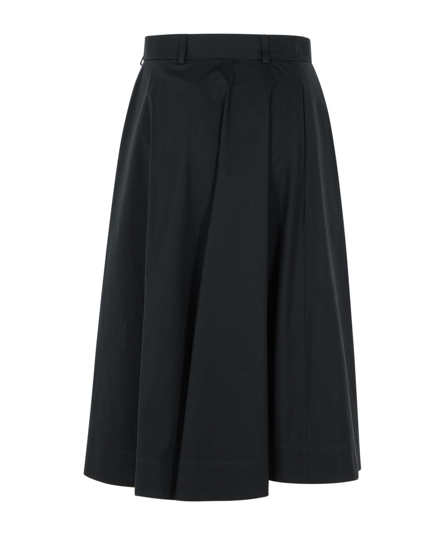 Shop Moschino A-line Midi Skirt In Black