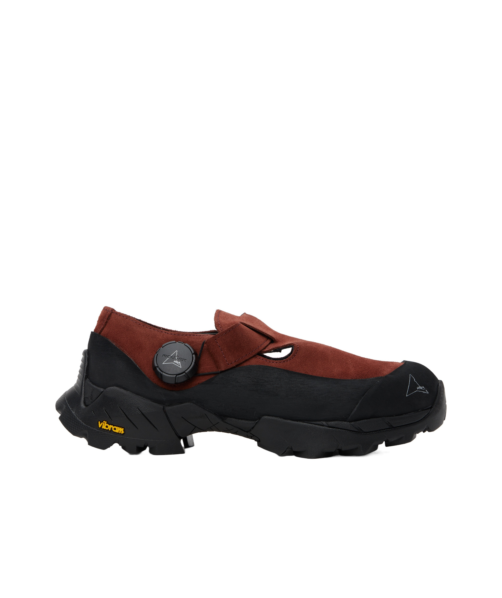 Roa Burgundy Pala Sneakers In Black