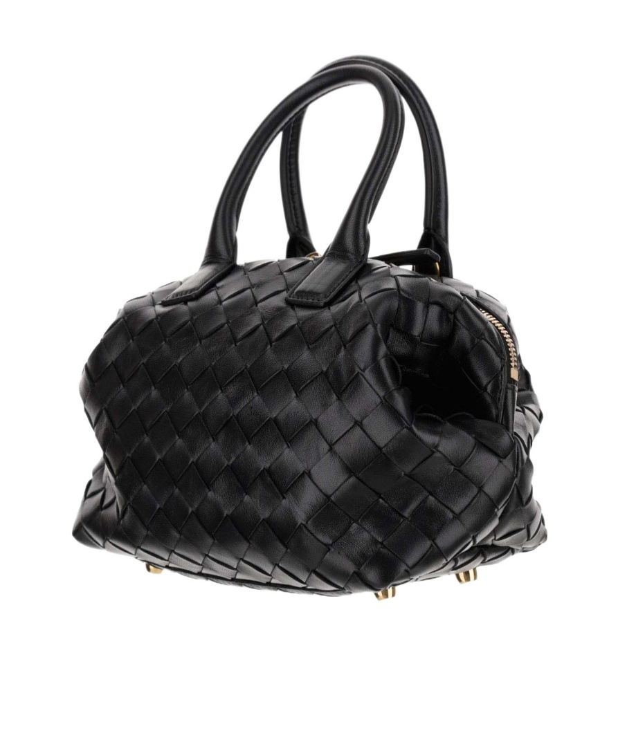 Shop Bottega Veneta Mini Bauletto In Black
