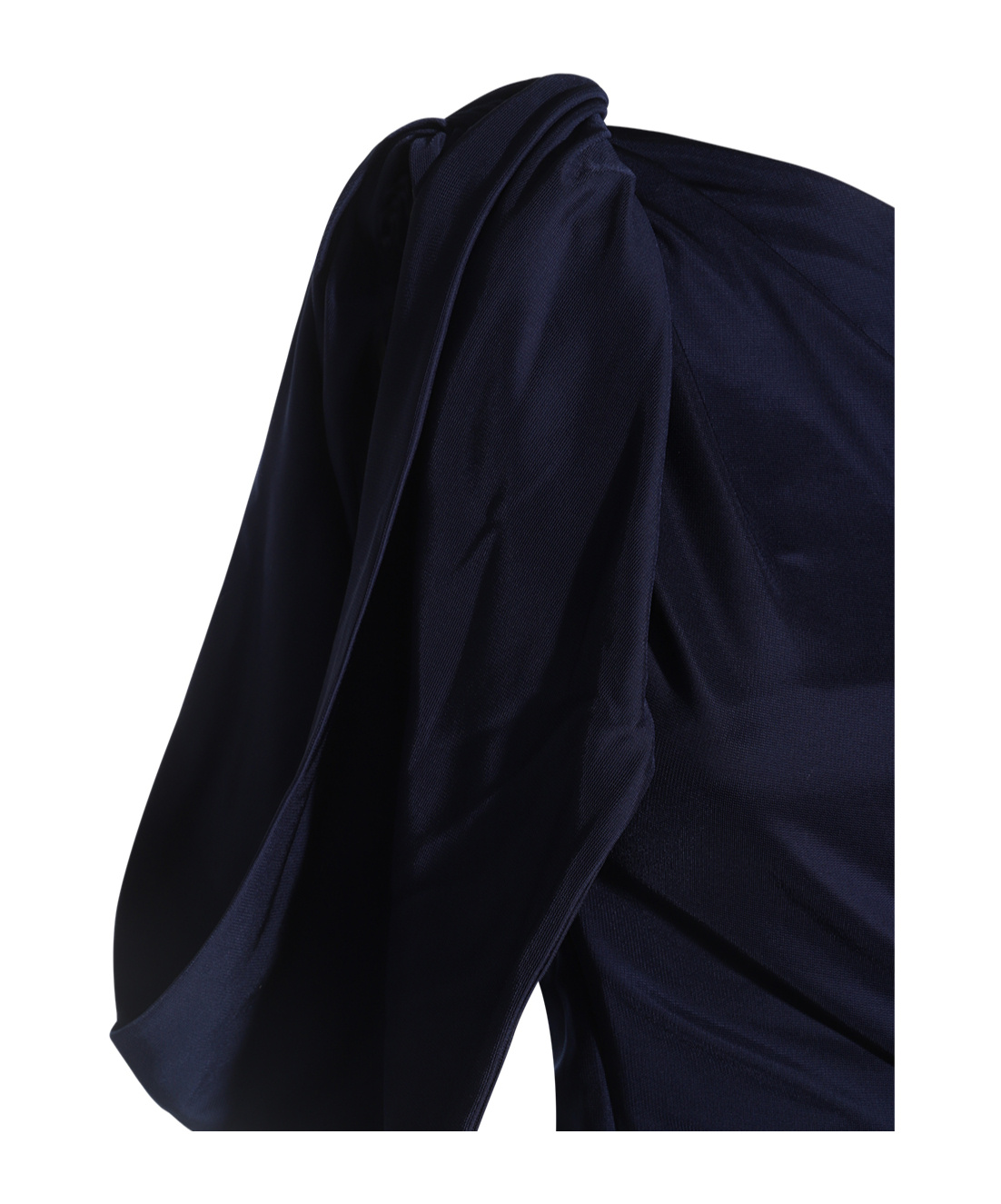 Elisabetta Franchi Red Carpet Oltremare Asymmetric Dress In Blue