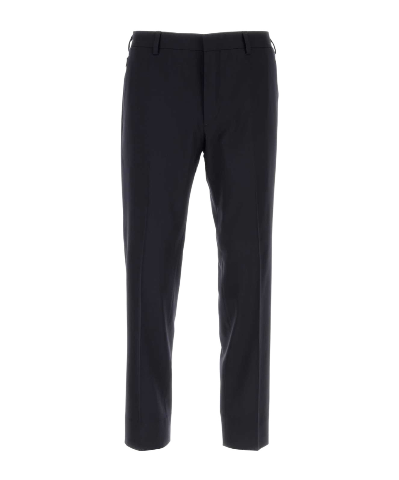 Prada Belt Loops Slacks In Blue