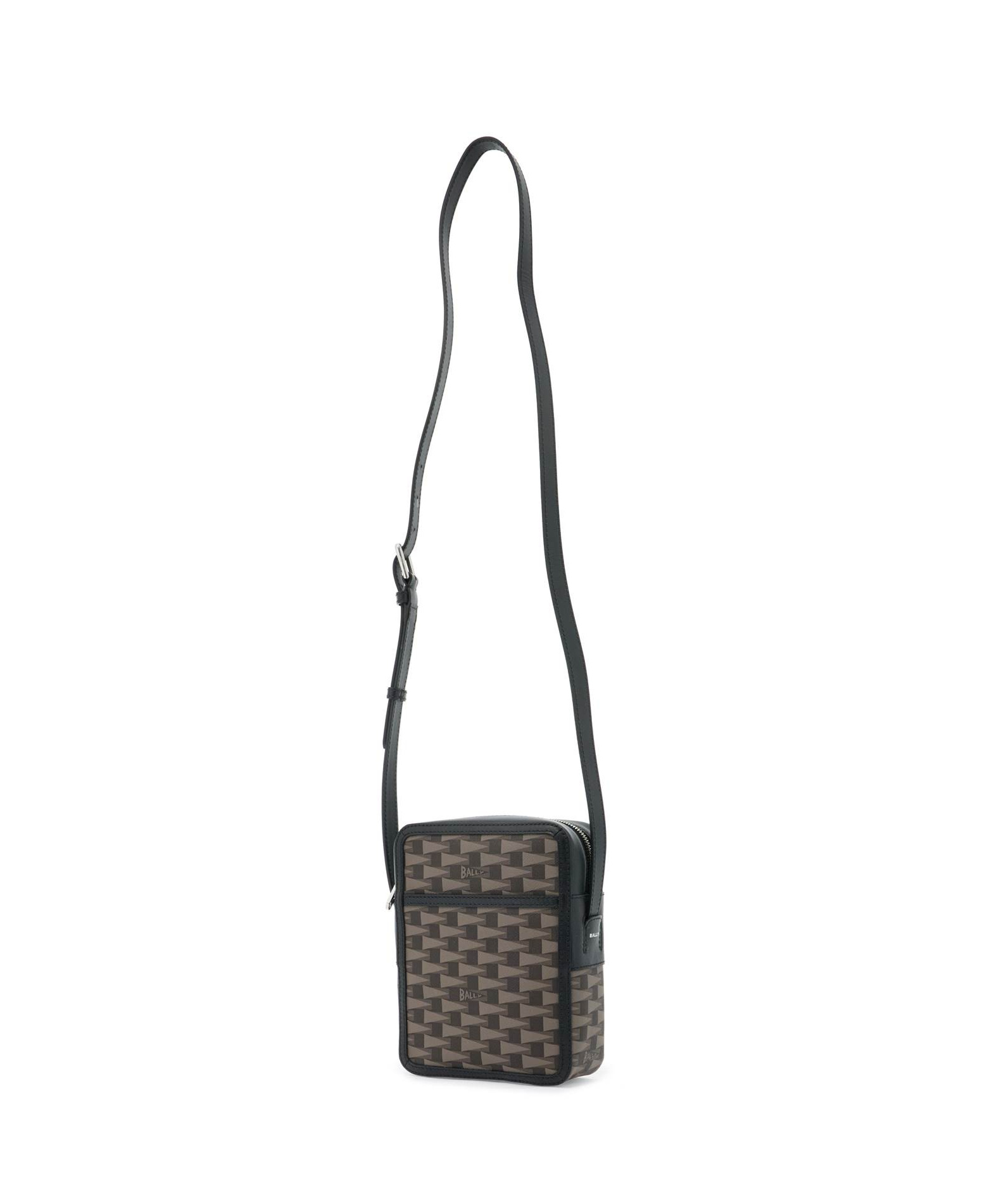 Bally Zippered Shoulder Bag In Black
