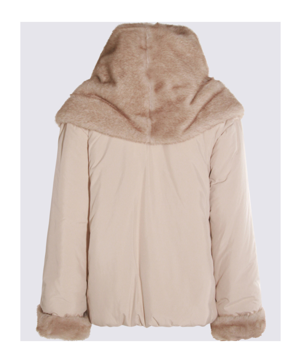 Antonelli Long-sleeved Casual Jacket In Brown