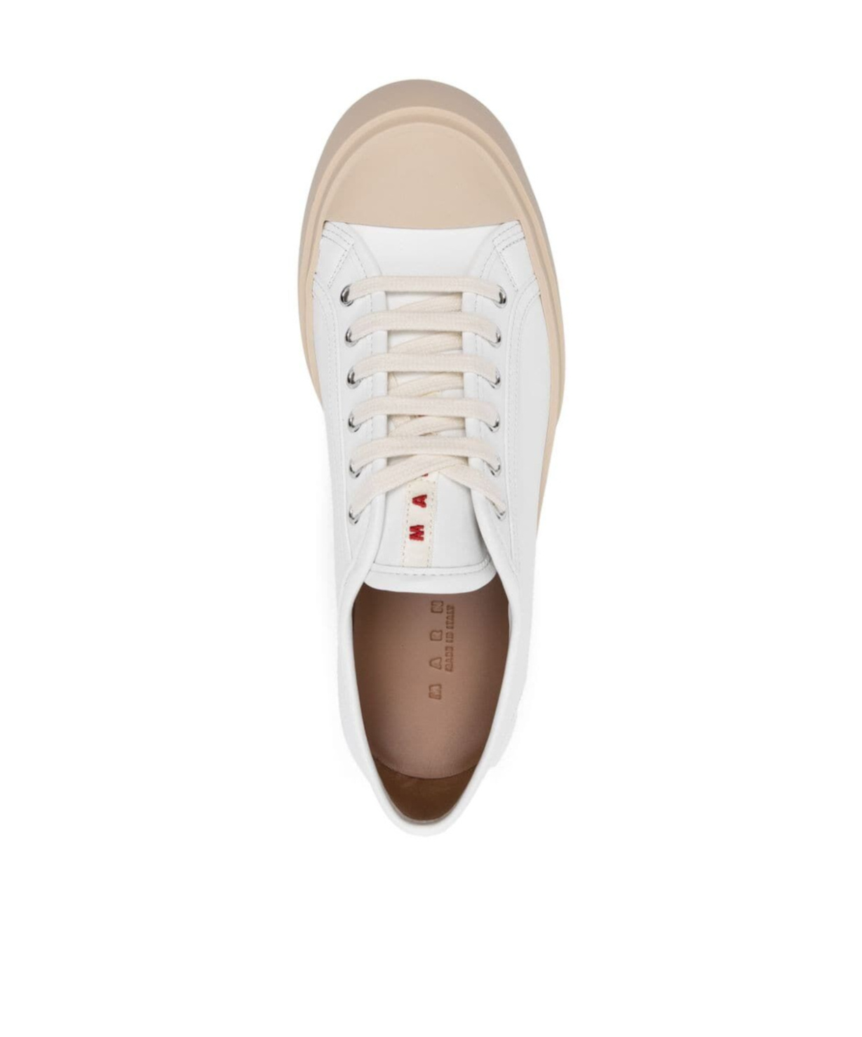 Shop Marni Pablo Sneakers In Nude