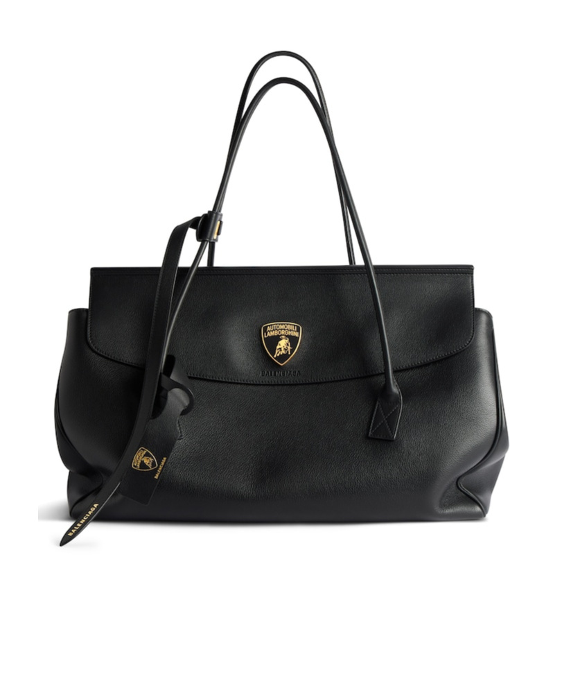 Balenciaga Women's Automobili Lamborghini Carrie Carry All Bag In Black
