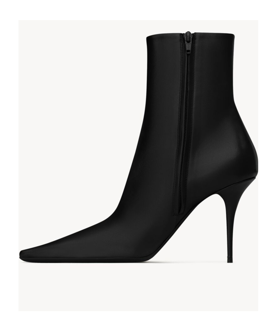 SAINT LAURENT ASHLEY BOOTIES IN SMOOTH LEATHER