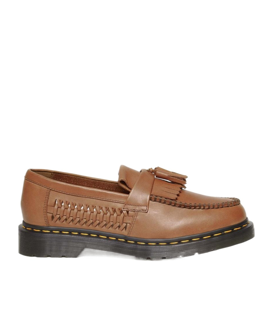 Dr. Martens' Tassel-detail Leather Loafers In Brown