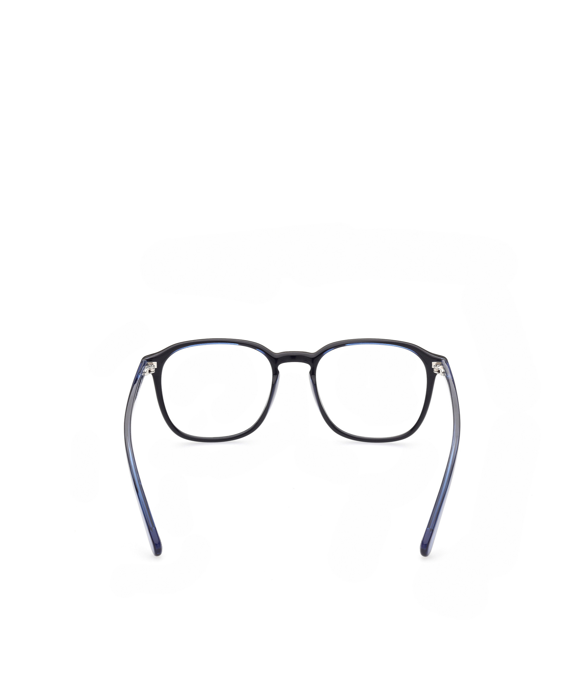 Moncler Logo-print Square-frame Glasses In Black