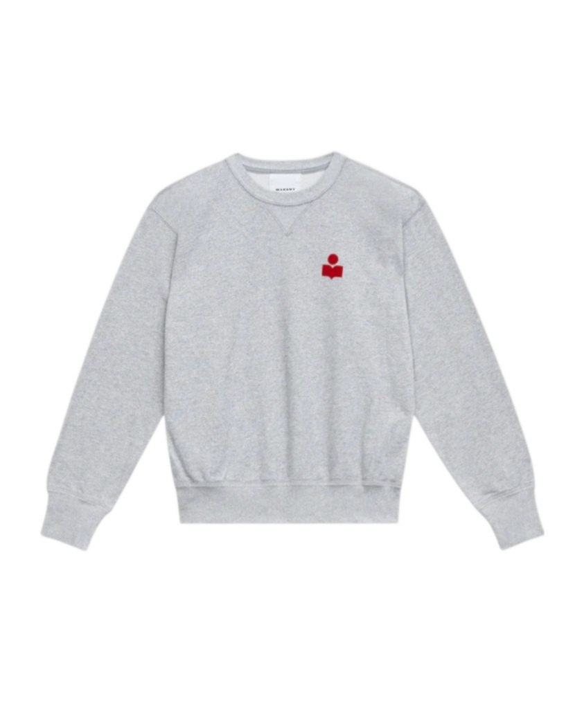 Isabel Marant Long-sleeved Sweatshirt In Gray
