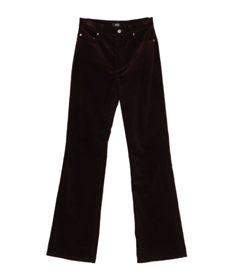 Apc Corduroy Jeans In Brown