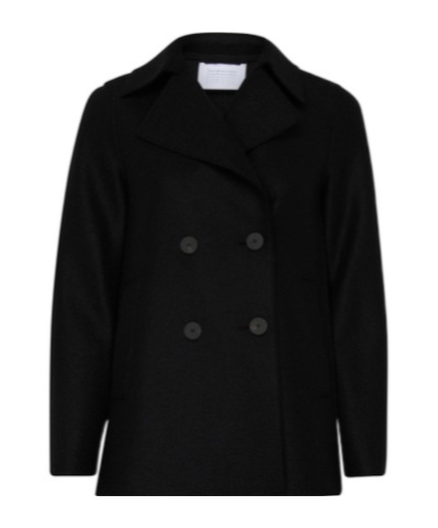 HARRIS WHARF LONDON DOUBLE-BREASTED CASUAL JACKET