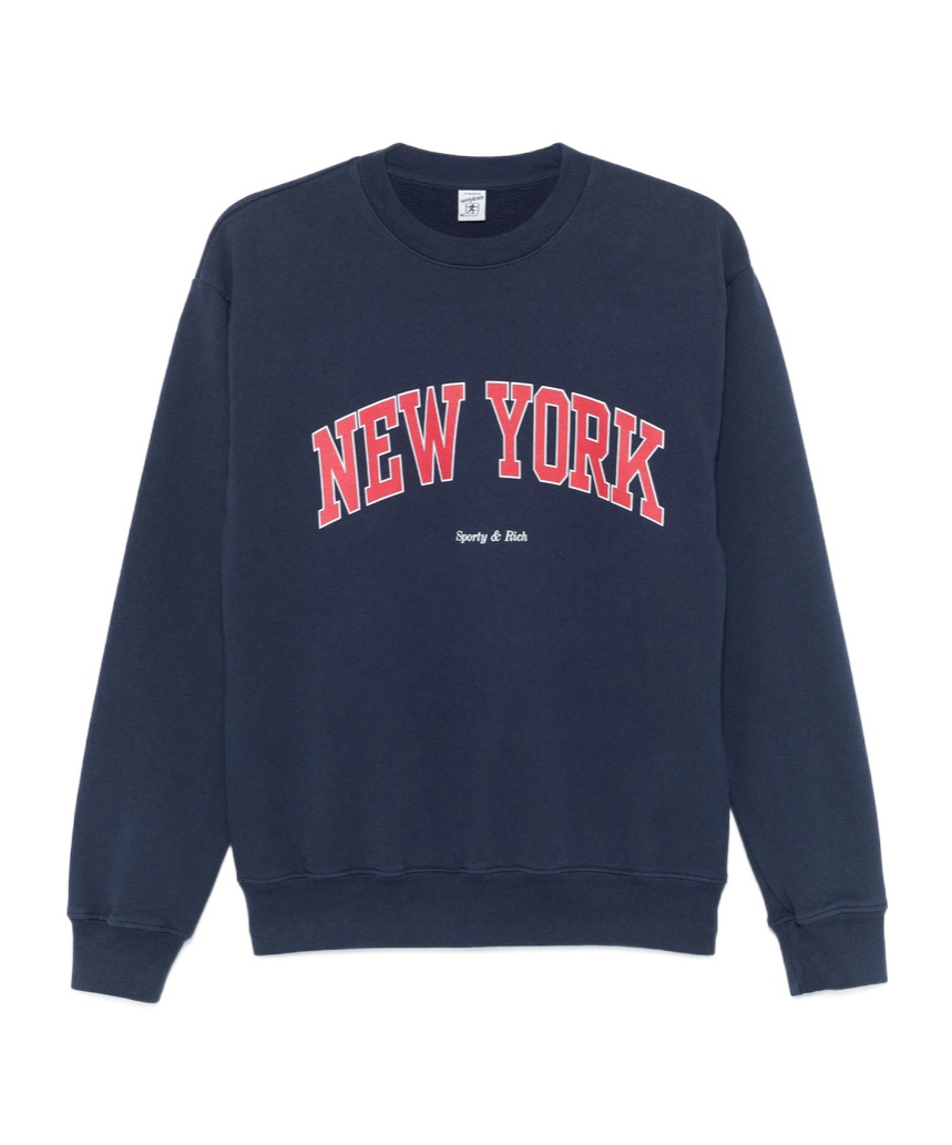Sporty And Rich Sporty & Rich New York Ivy Sweatshirt In Blue