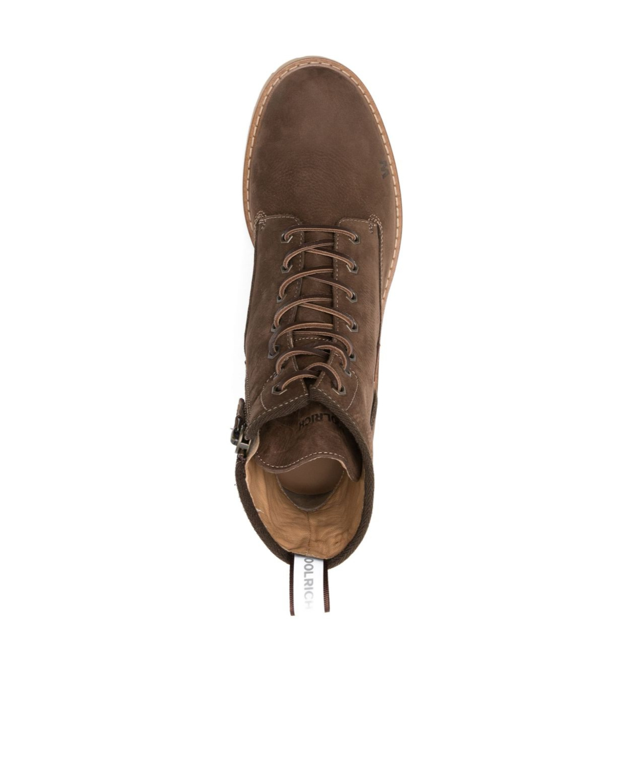 Woolrich 40mm Lace-up Leather Boots In Brown