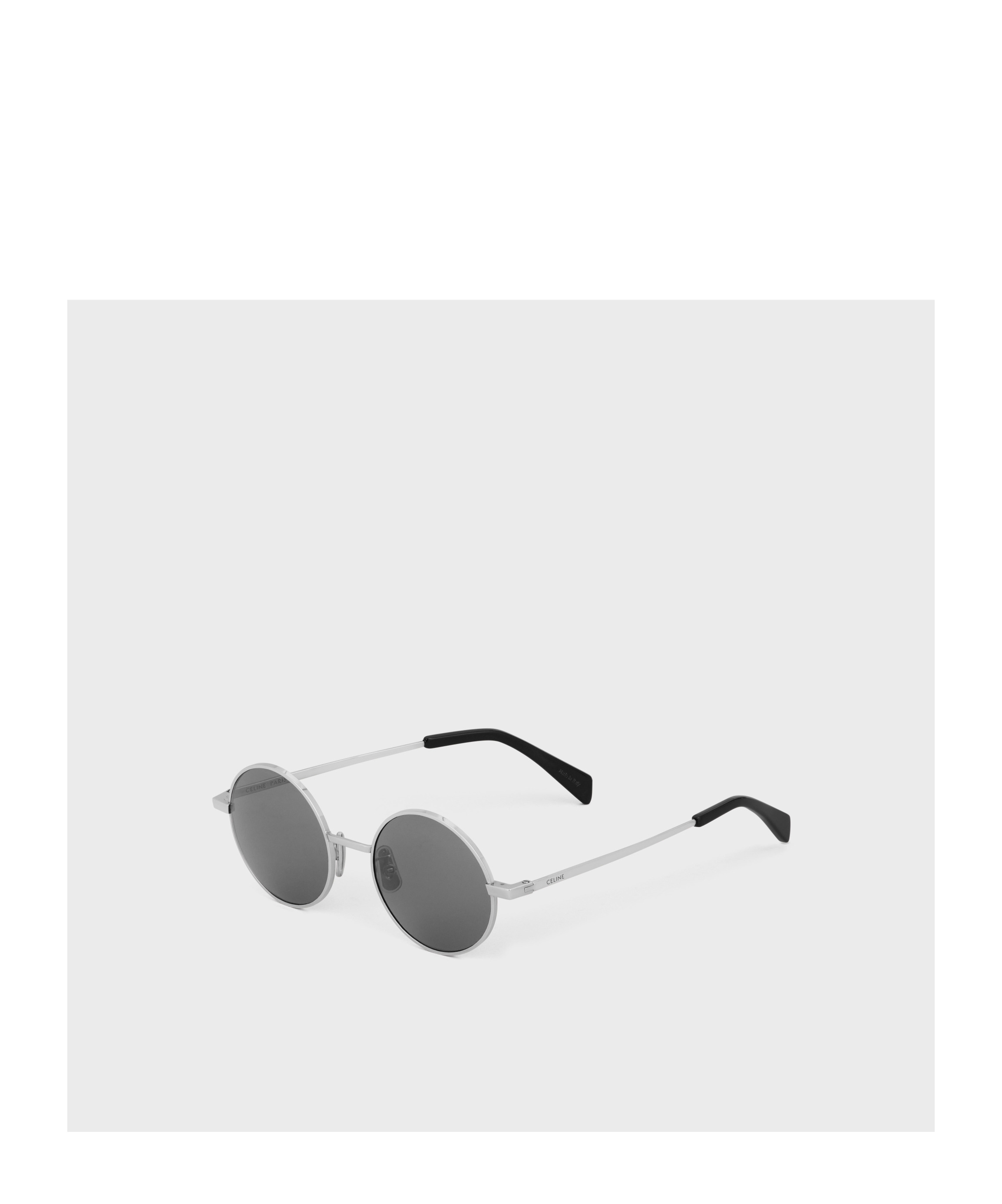 Celine Logo Sunglasses In Gray