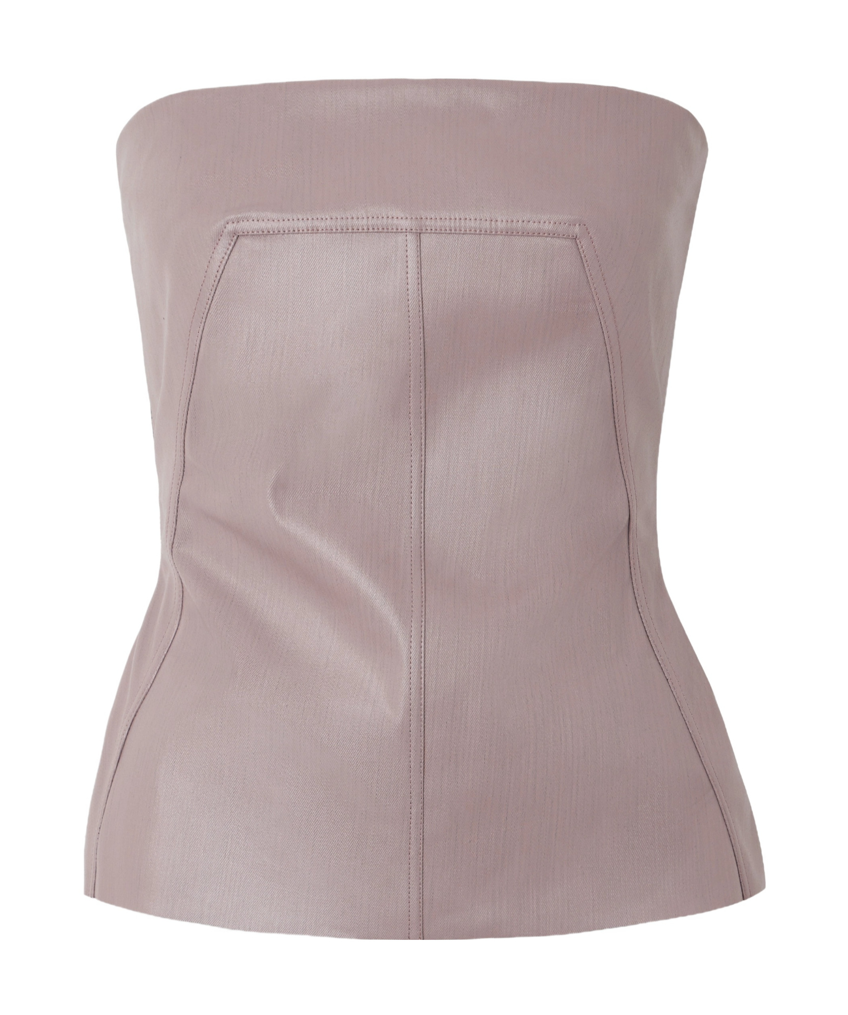 Rick Owens Strapless Corset In Nude