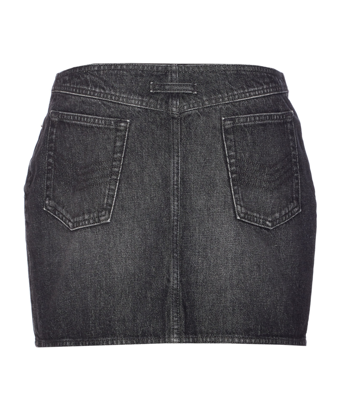 Jean Paul Gaultier Mini Skirt With Pockets And Belt Loops In Black