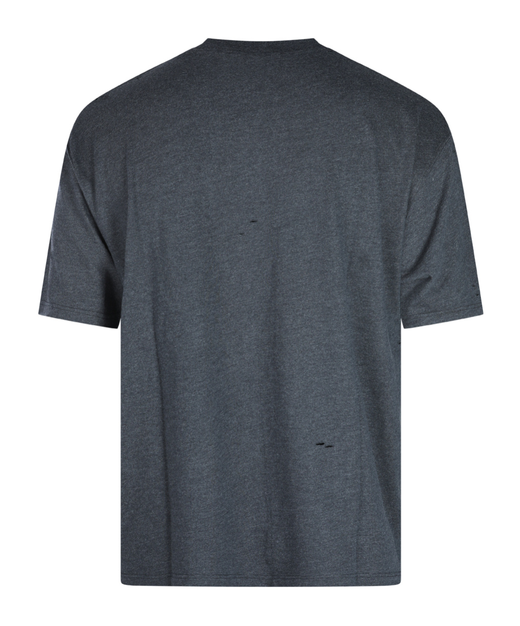 Acne Studios Logo Printed Crewneck T-shirt In Black