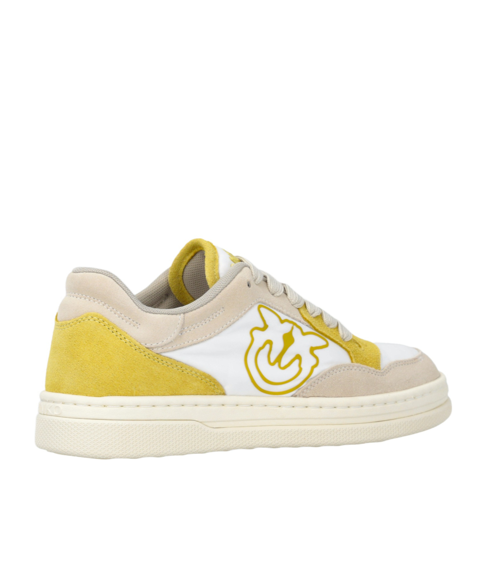 Pinko Leather Sneakers In White