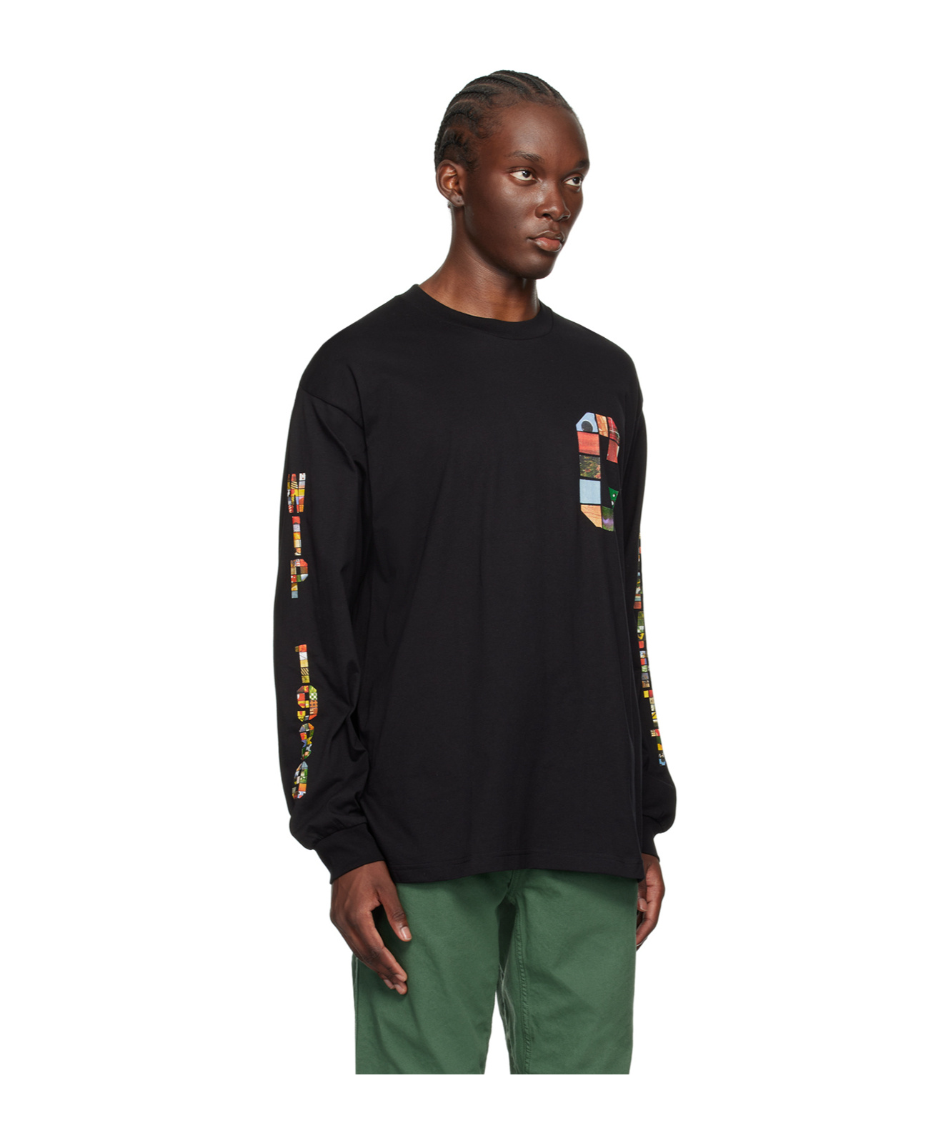 Carhartt Machine 89 Long-sleeved T-shirt In Black