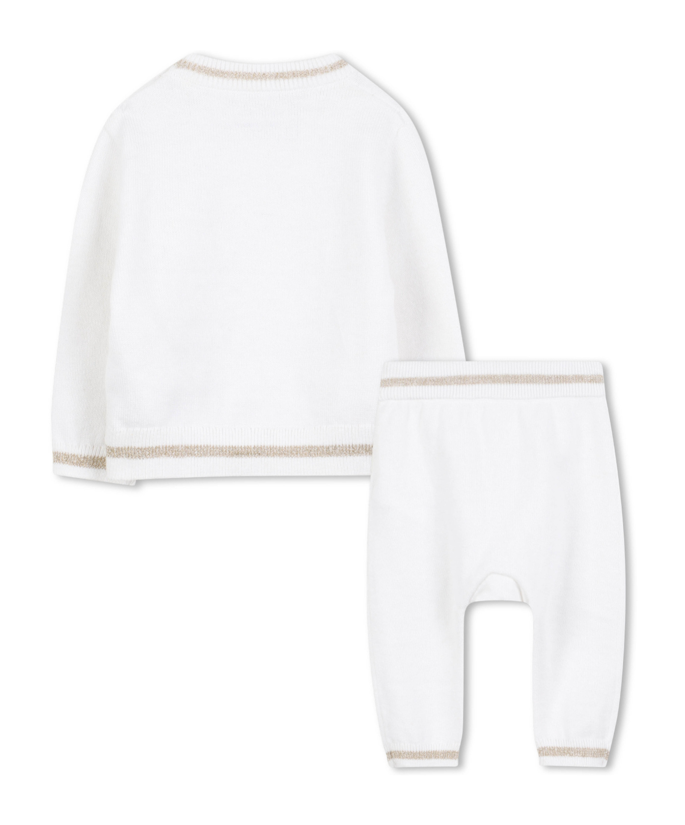 Karl Lagerfeld Logo-detail Two-piece Set In Gray