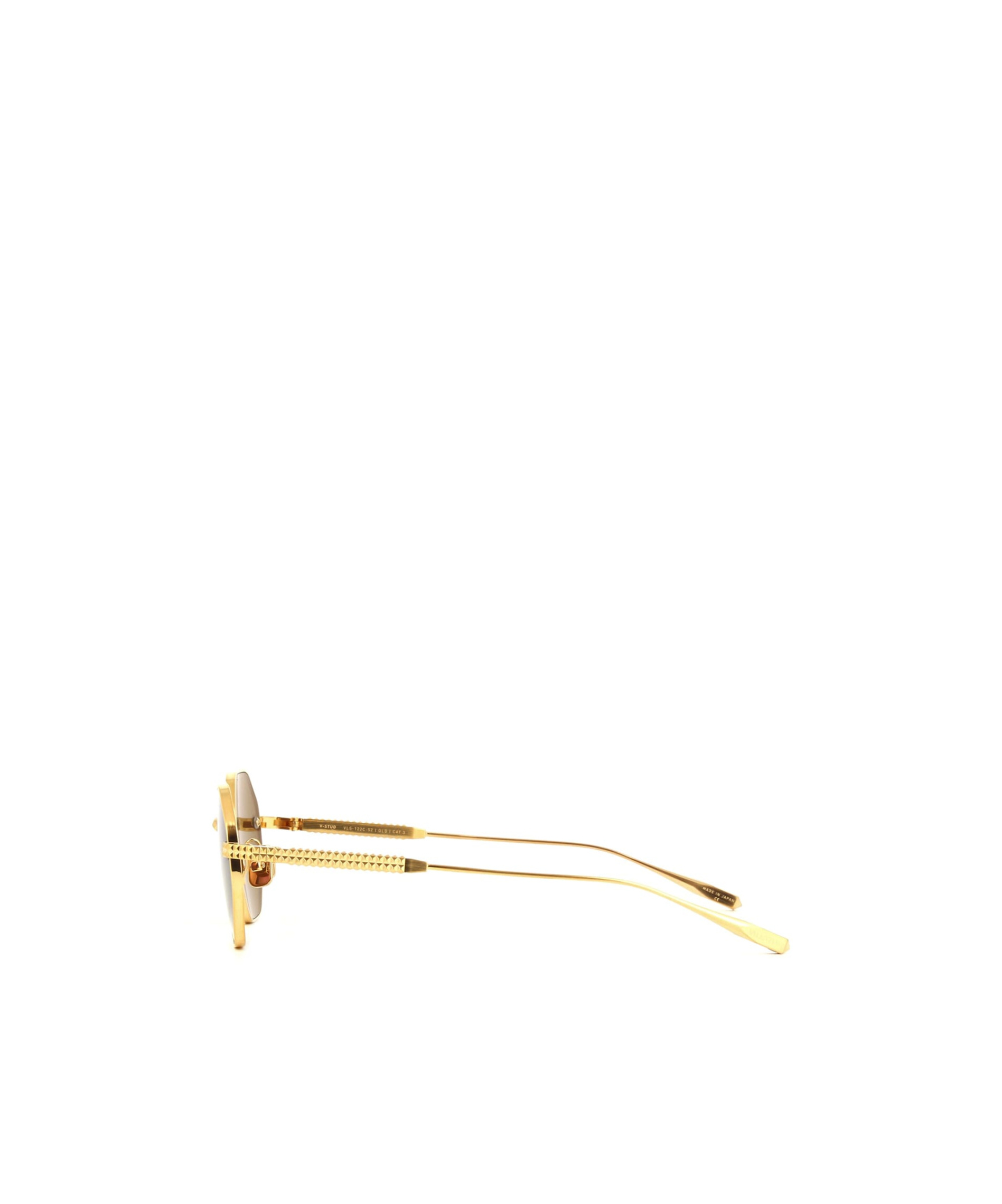 Valentino Logo Sunglasses In Brown