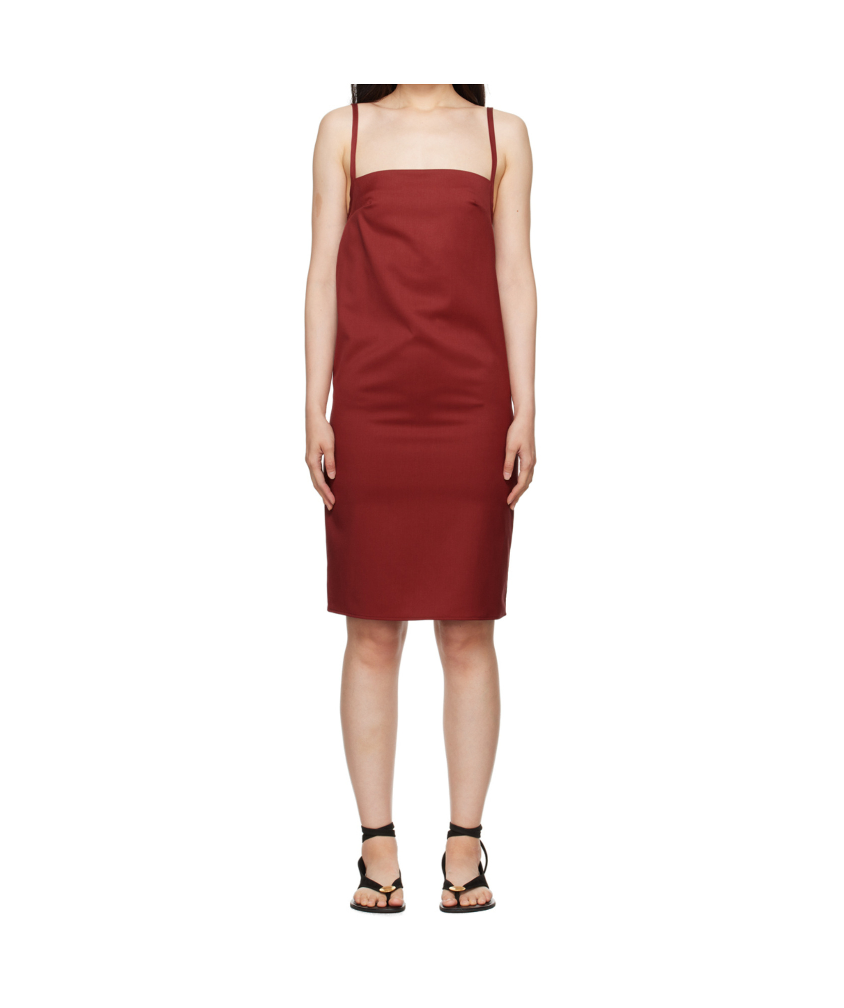 Loulou De Saison Blanca Minidress In Burgundy