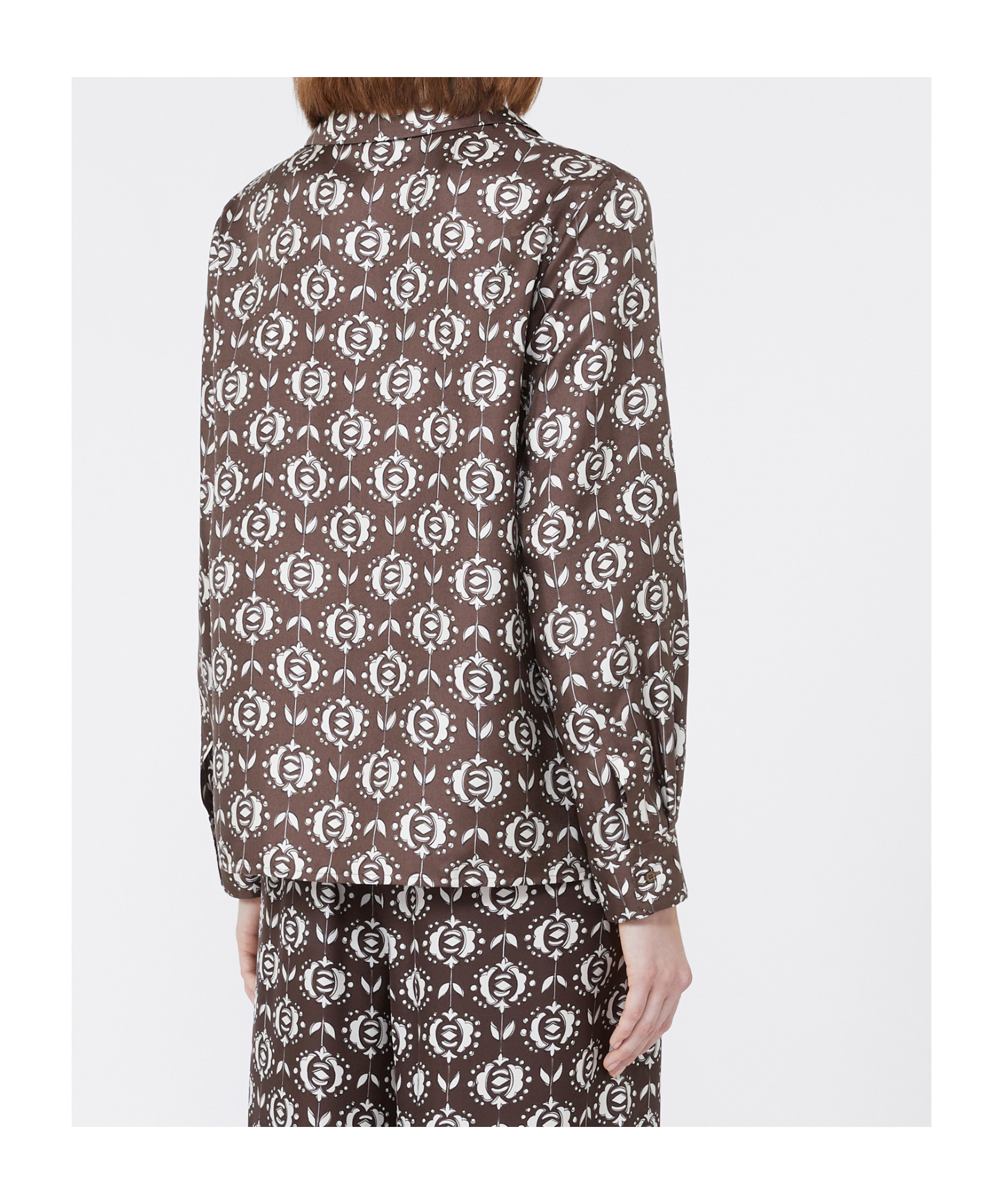 Max Mara Printed Silk Pyjama Shirt
