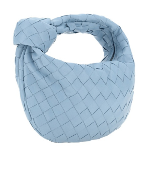 Bottega Veneta Jodie Crystal Mini Top-handle Bag In Blue