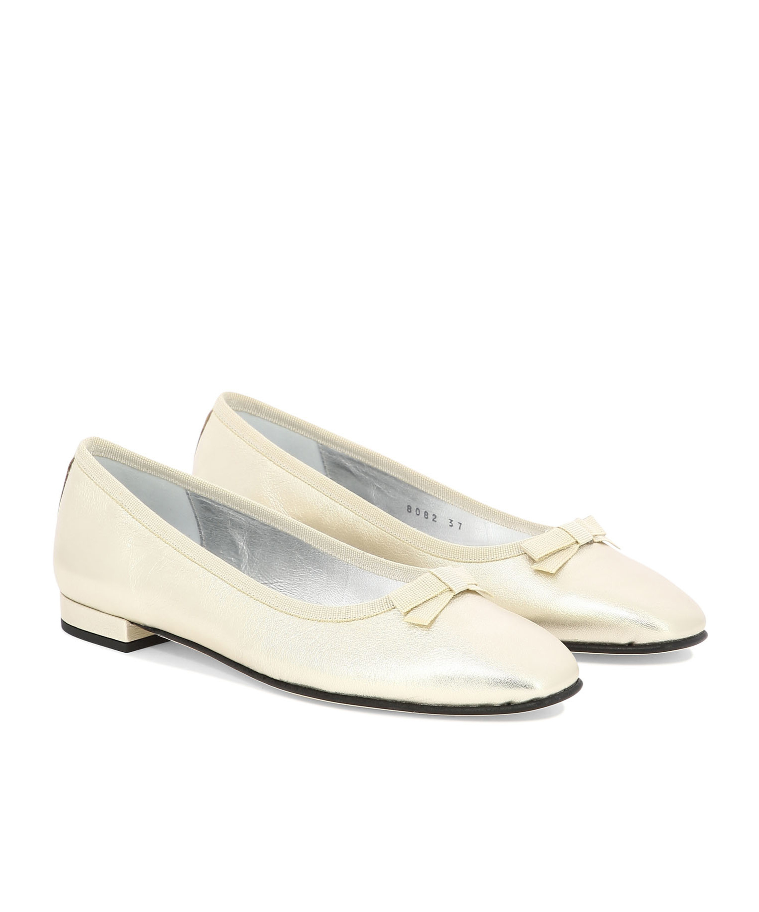 Carel Paris Ballet Ballerinas Gold In White