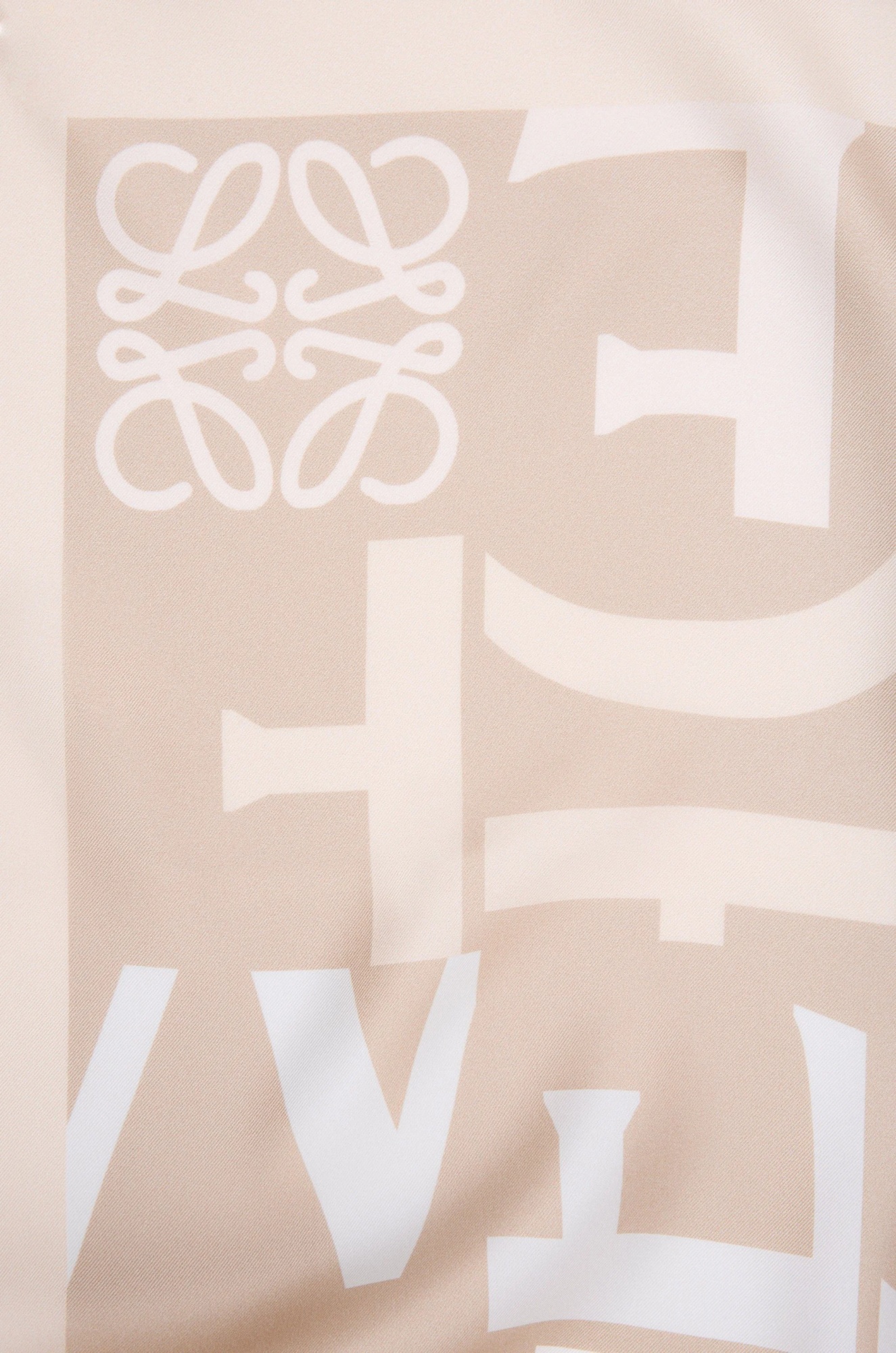 Loewe Square Scarf In Neutral