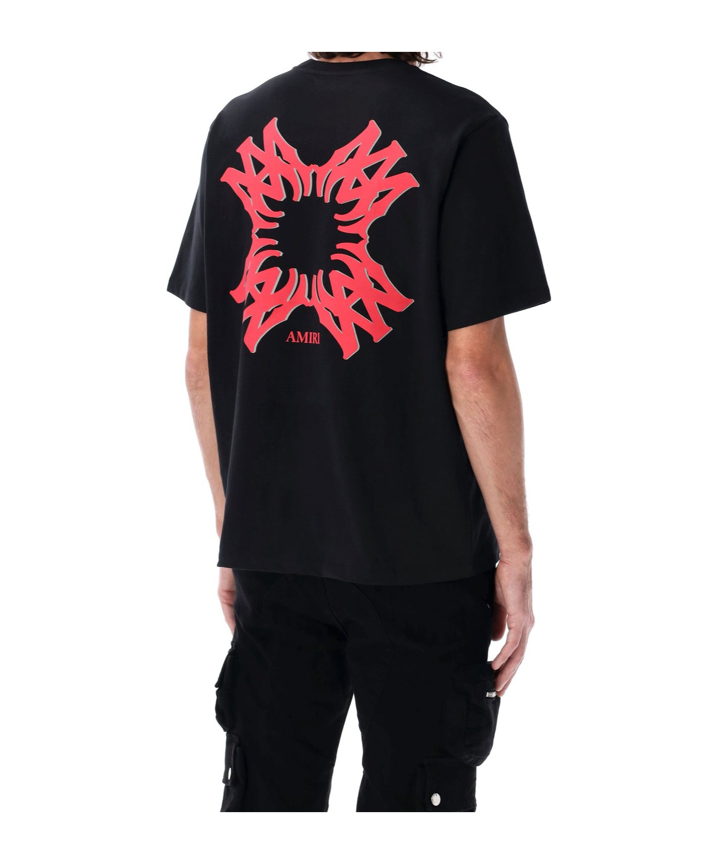 Amiri Black Cotton Jersey Ma Quad T-shirt In Black
