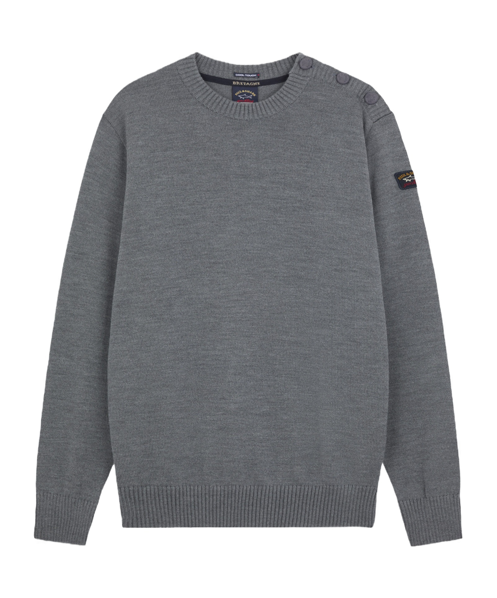 PAUL & SHARK LOGO-PATCH SWEATSHIRT