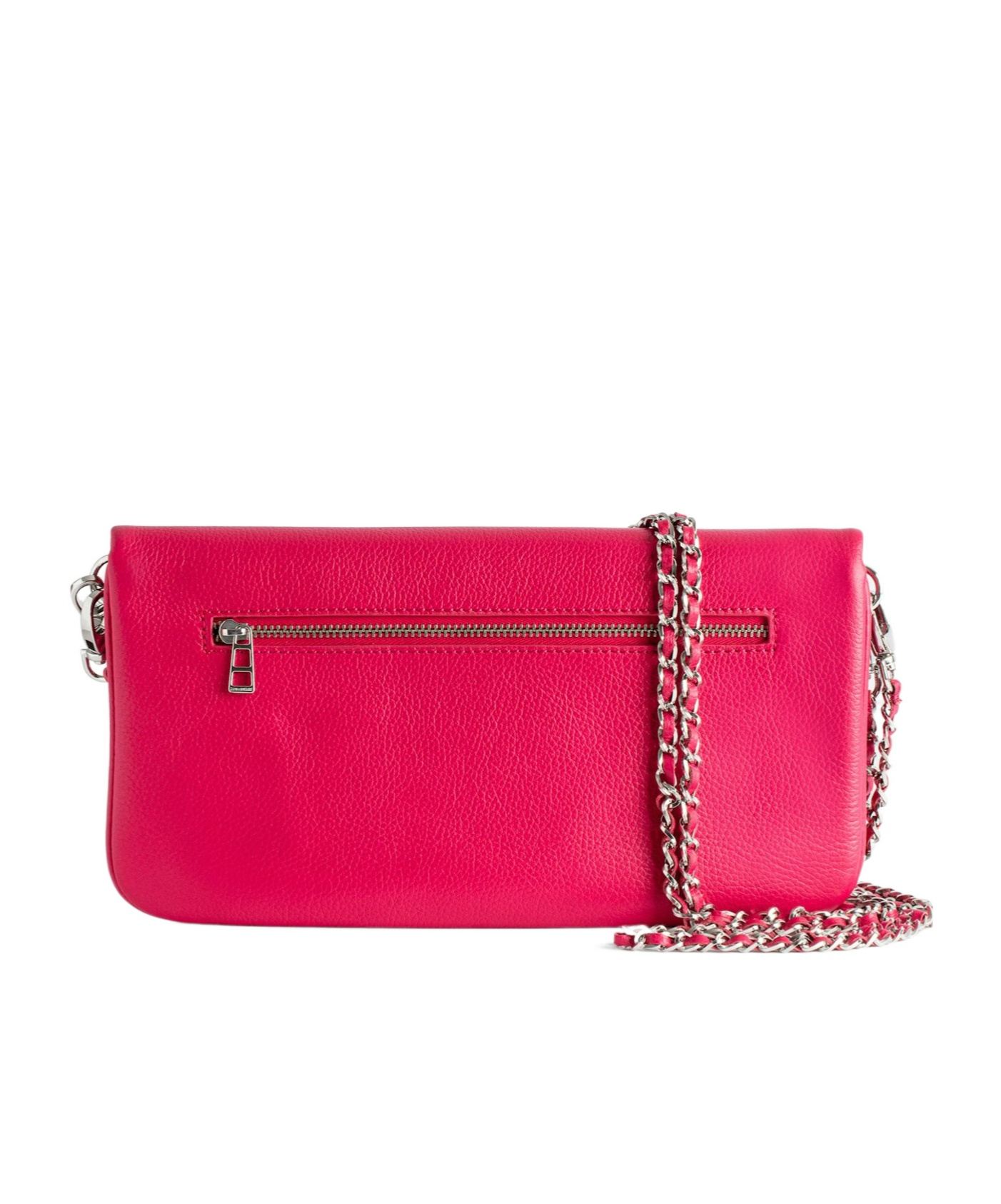 Zadig & Voltaire Rock Clutch Shoulder Bag In Red