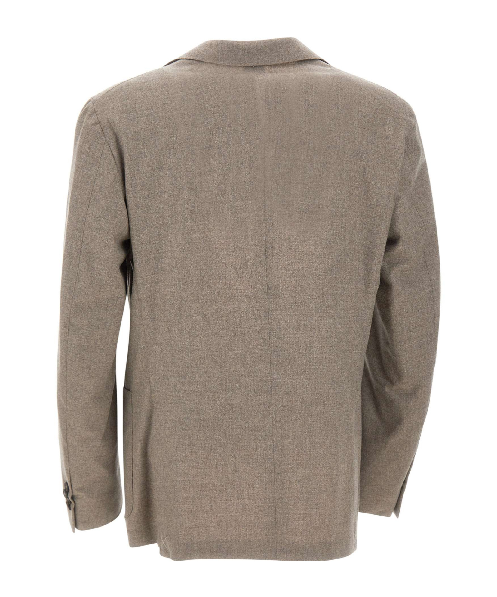 Corneliani Single-breasted Blazer In Brown