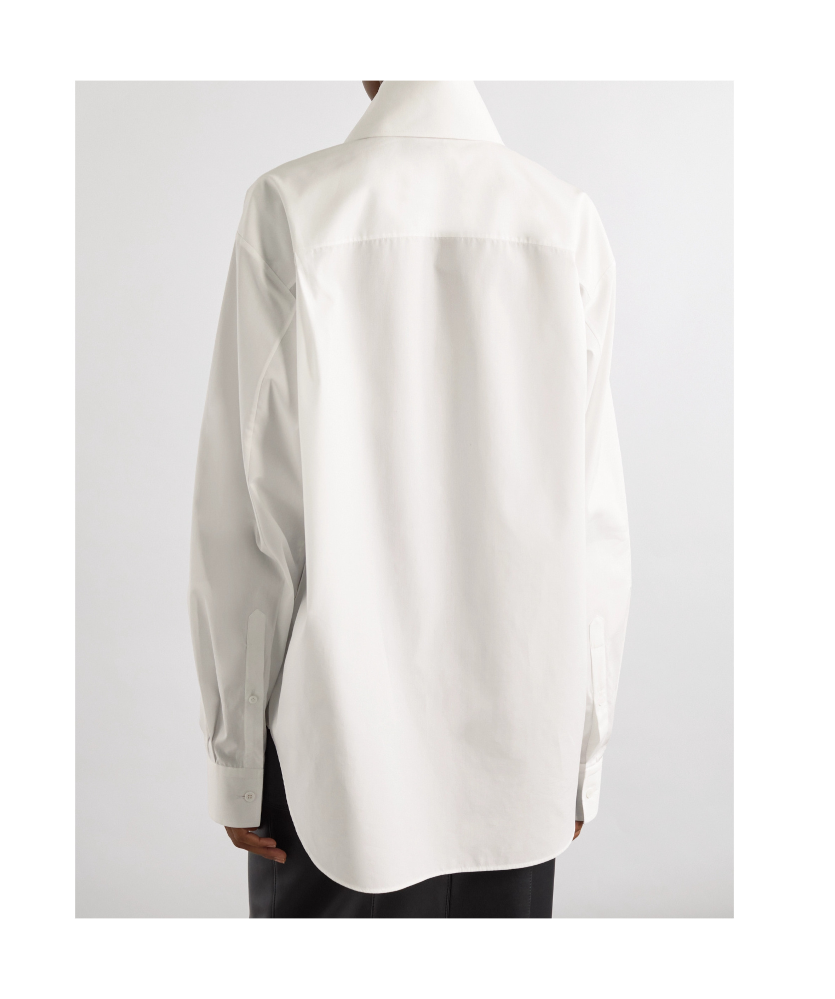 Alexander Mcqueen Long-sleeved Shirt In White