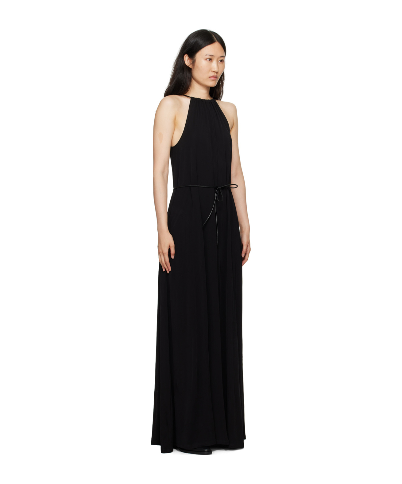 Proenza Schouler White Label Lenny Sleeveless Dress In Black