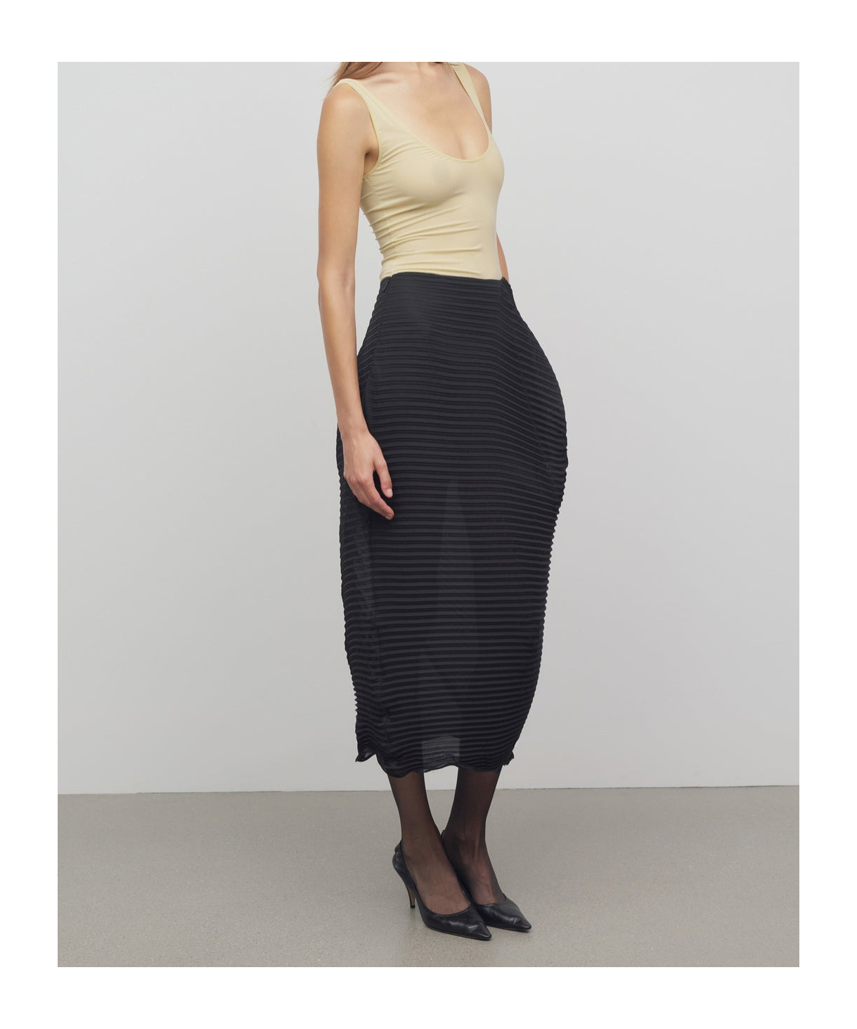 The Row Asymmetrical Skirt In Black
