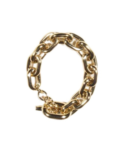Rabanne Chain Bracelet In Green