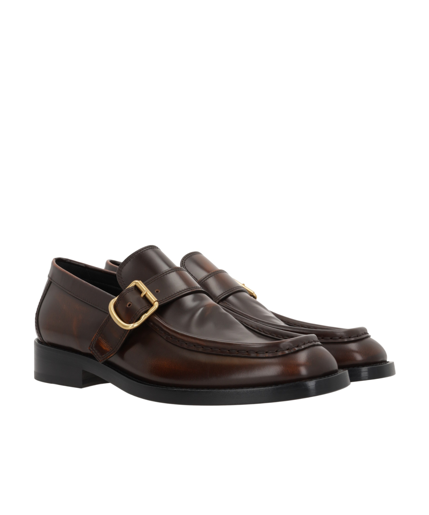 Dries Van Noten Square Toe Slip In Black