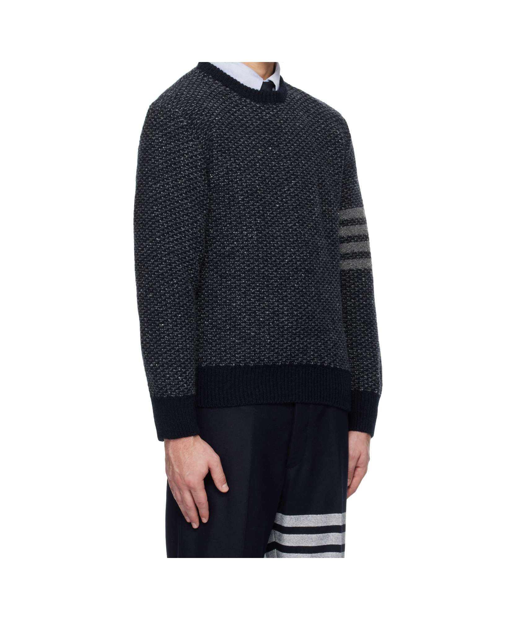 Shop Thom Browne 4-bar Sweater In Blue