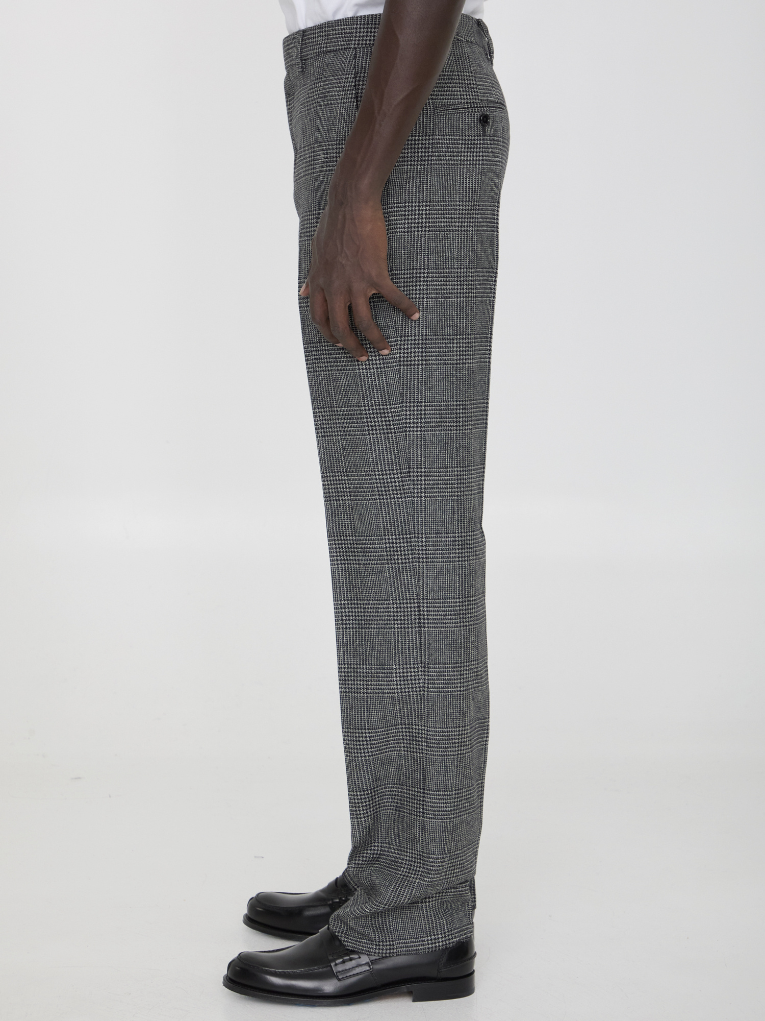 Celine Classic Straight-leg Trousers For Men In Black