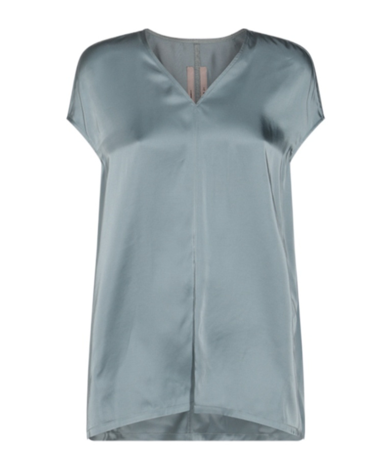 Rick Owens V-neck T-shirt In Gray